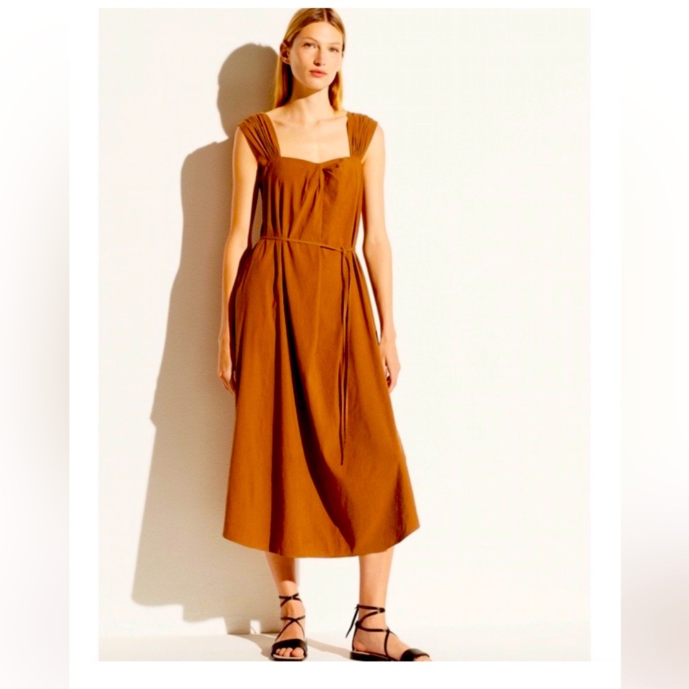 Vince Poet Strap Knot Front Dress SZ XXS